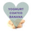 Scoops Yogurt coated Banana