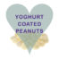 Scoops Yogurt coated peanuts