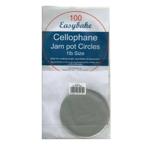 Easybake Cellophane Jam Pot Circles