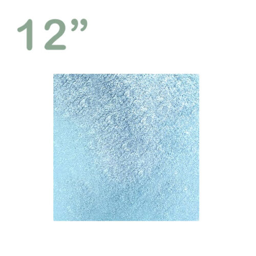 Square Cake Drum 12" Sky Blue