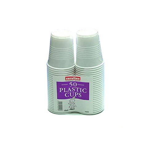 Caroline 1603 - Plastic Cups 18cl 50
