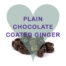 Plain Chocolate Coated Ginger