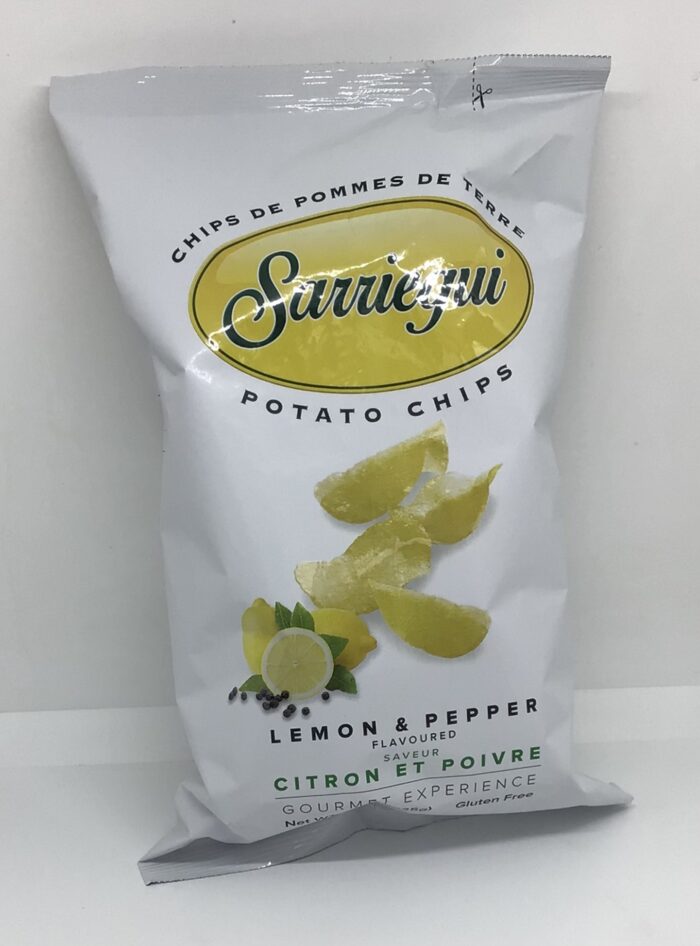 Sarriegui Lemon & Pepper Potato Chips 125g